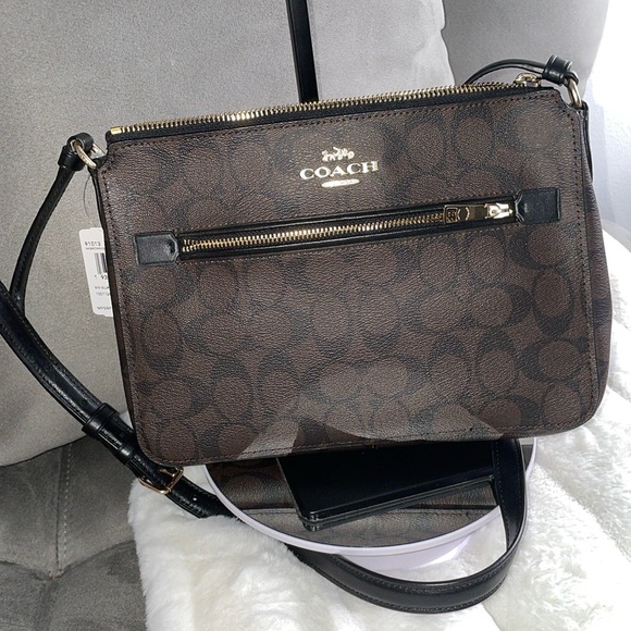 Coach Handbags - Womens Brown coach cross body bag